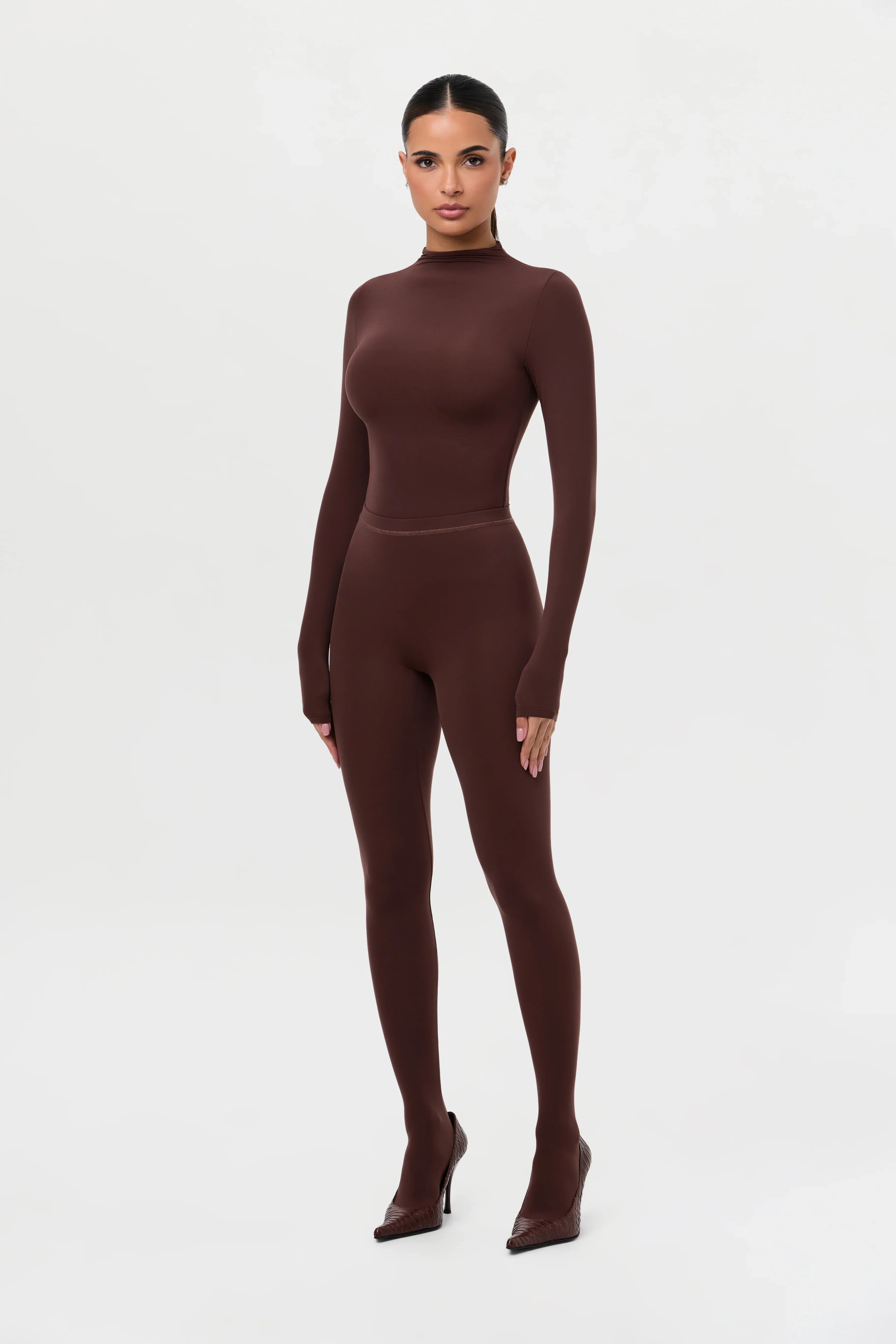 Naked Mock Neck Top