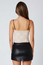 Rosette Lace Top