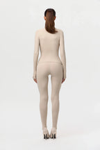 Naked Mock Neck Top