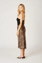 Leopard Midi Skirt