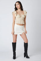 Smocked Ruffle Top