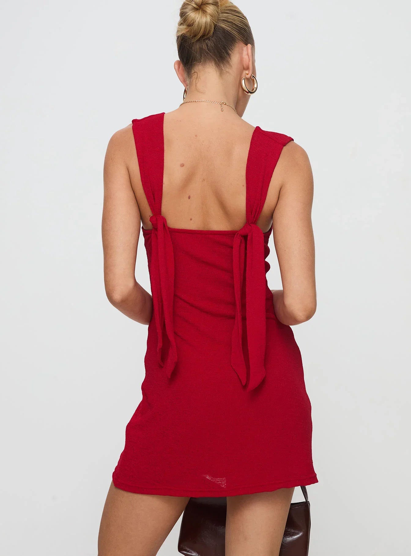 Steward Mini Dress Red Petite