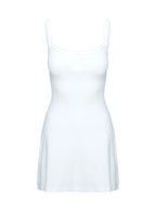 Baseline Rib Mini Dress White