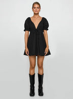 Blissful Mini Dress Black