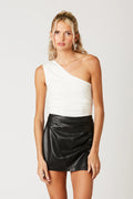One-Shoulder Knit Top