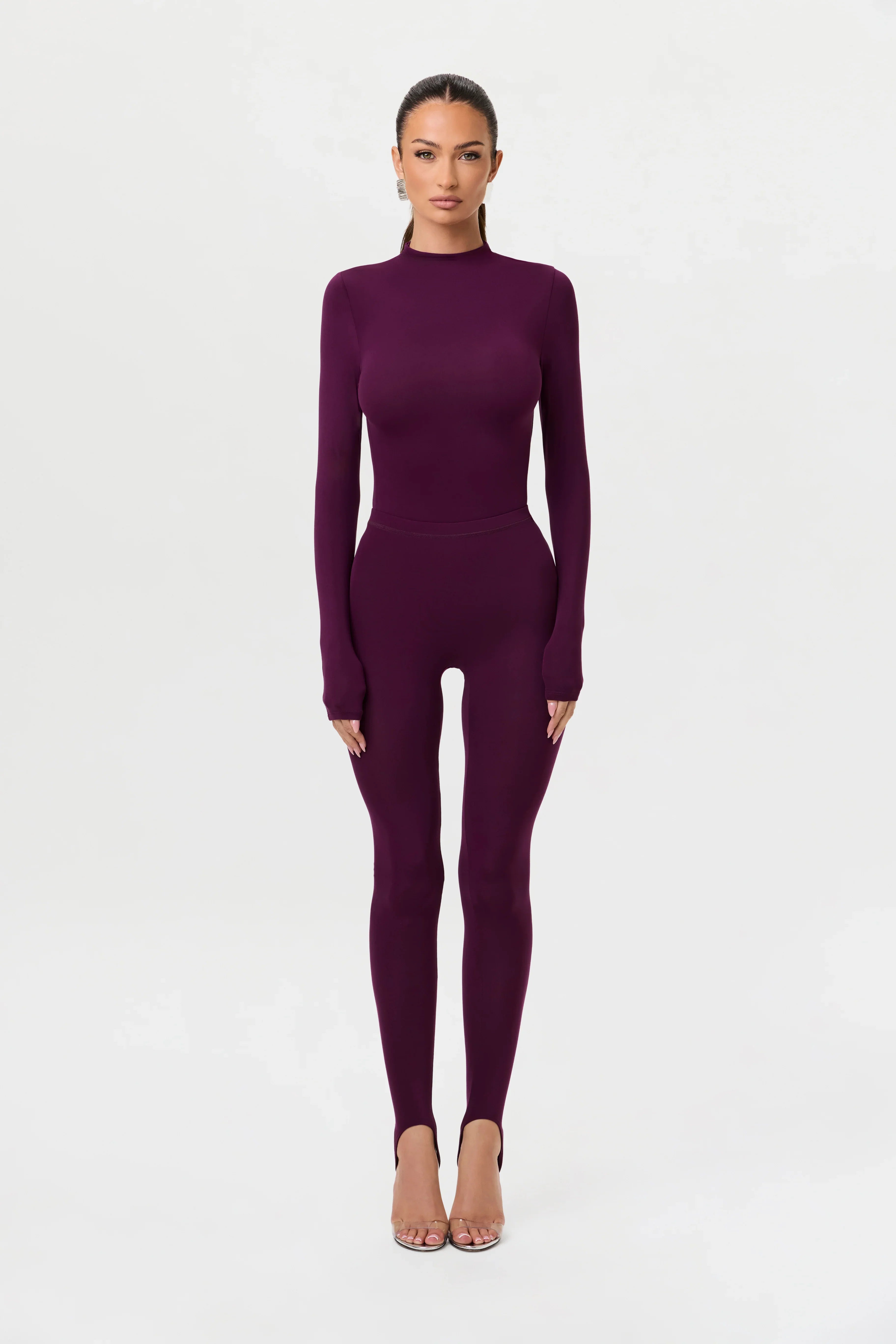 Naked Mock Neck Top