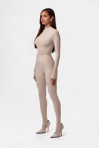 Naked Mock Neck Top