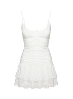 Rothea Mini Dress White Brodierie