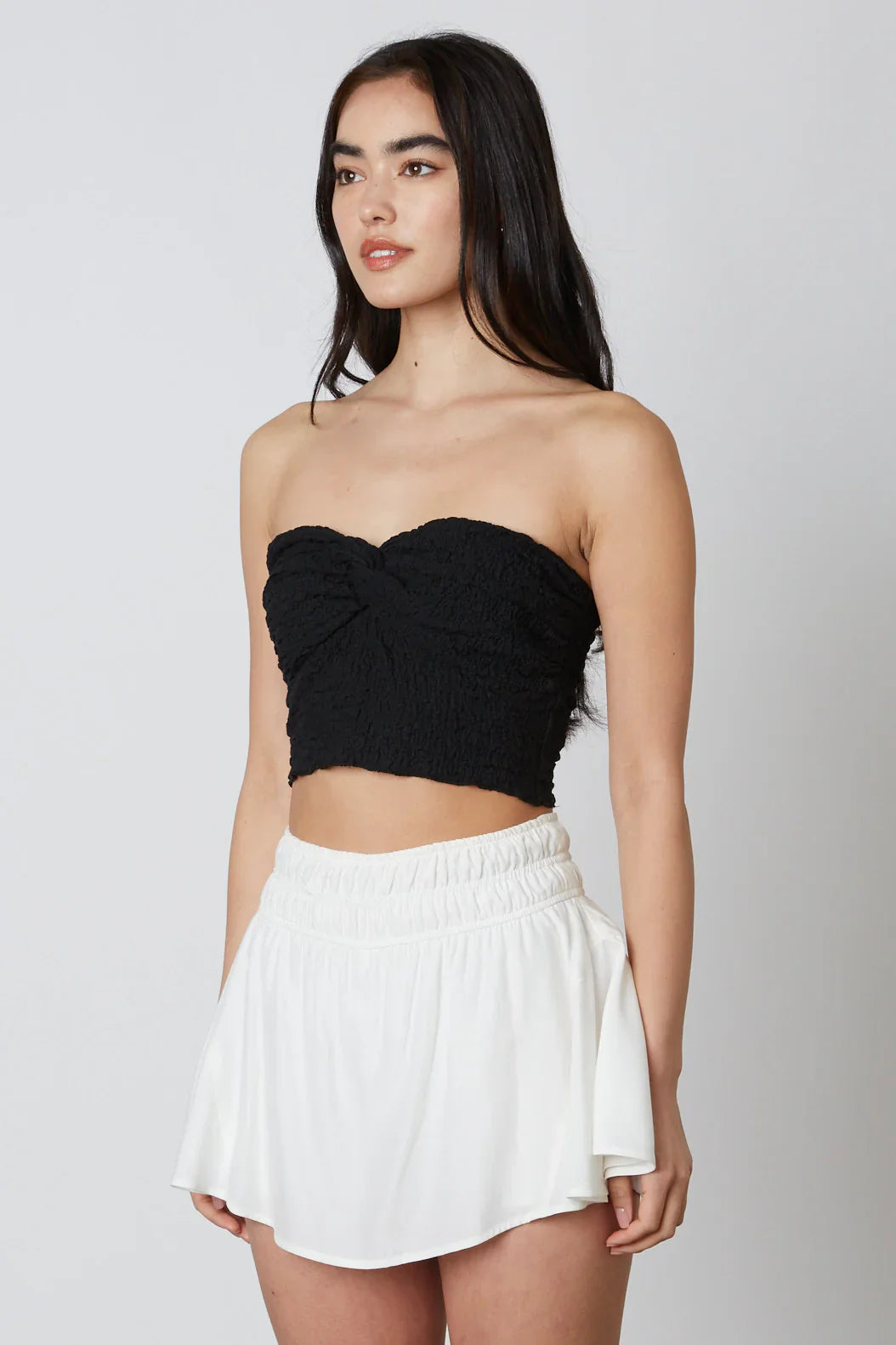 Crinkled Tube Top