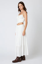 Tiered Maxi Skirt