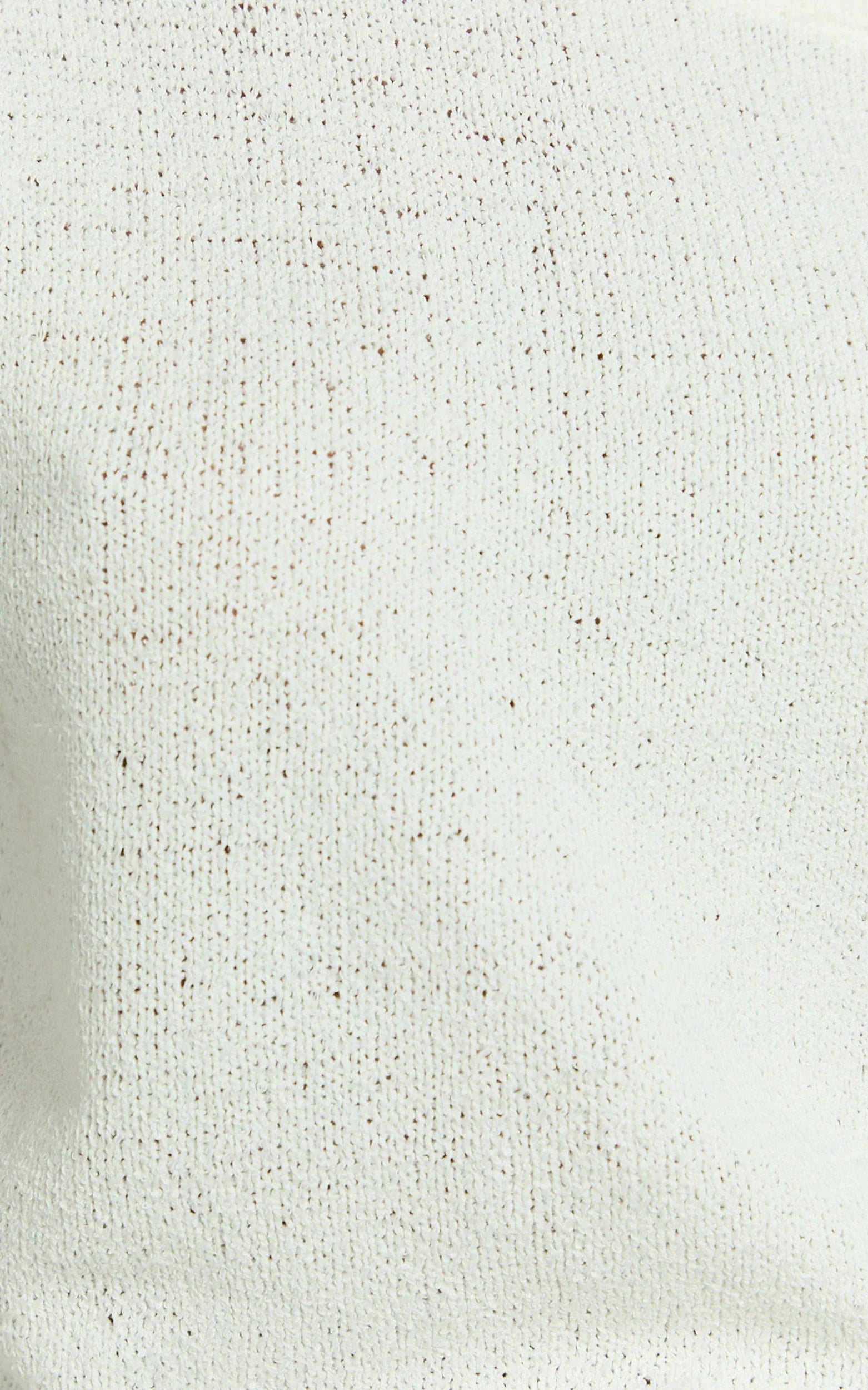 Marilou Top - Knit Off Shoulder Top in White