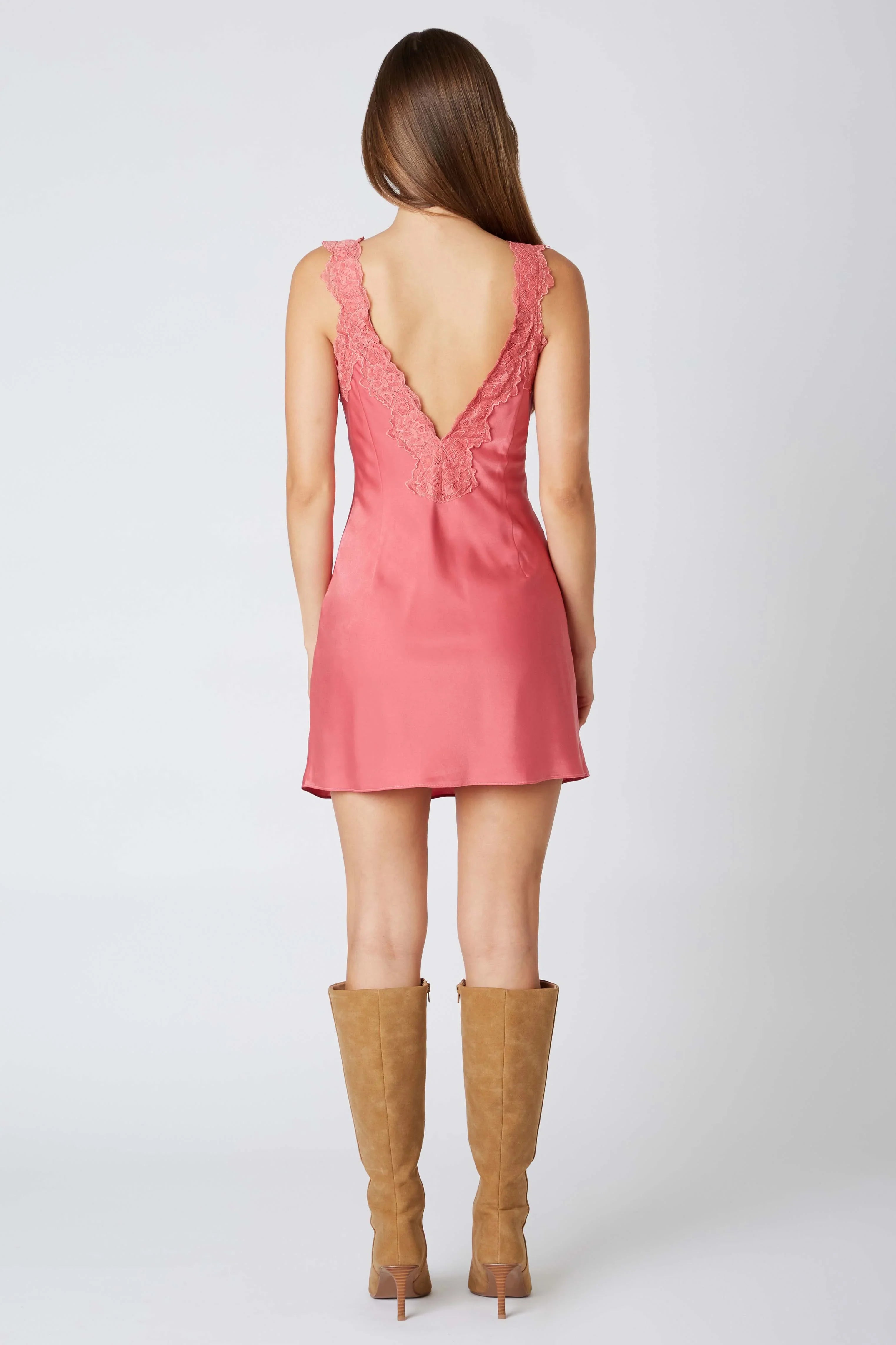 Satin Mini Dress