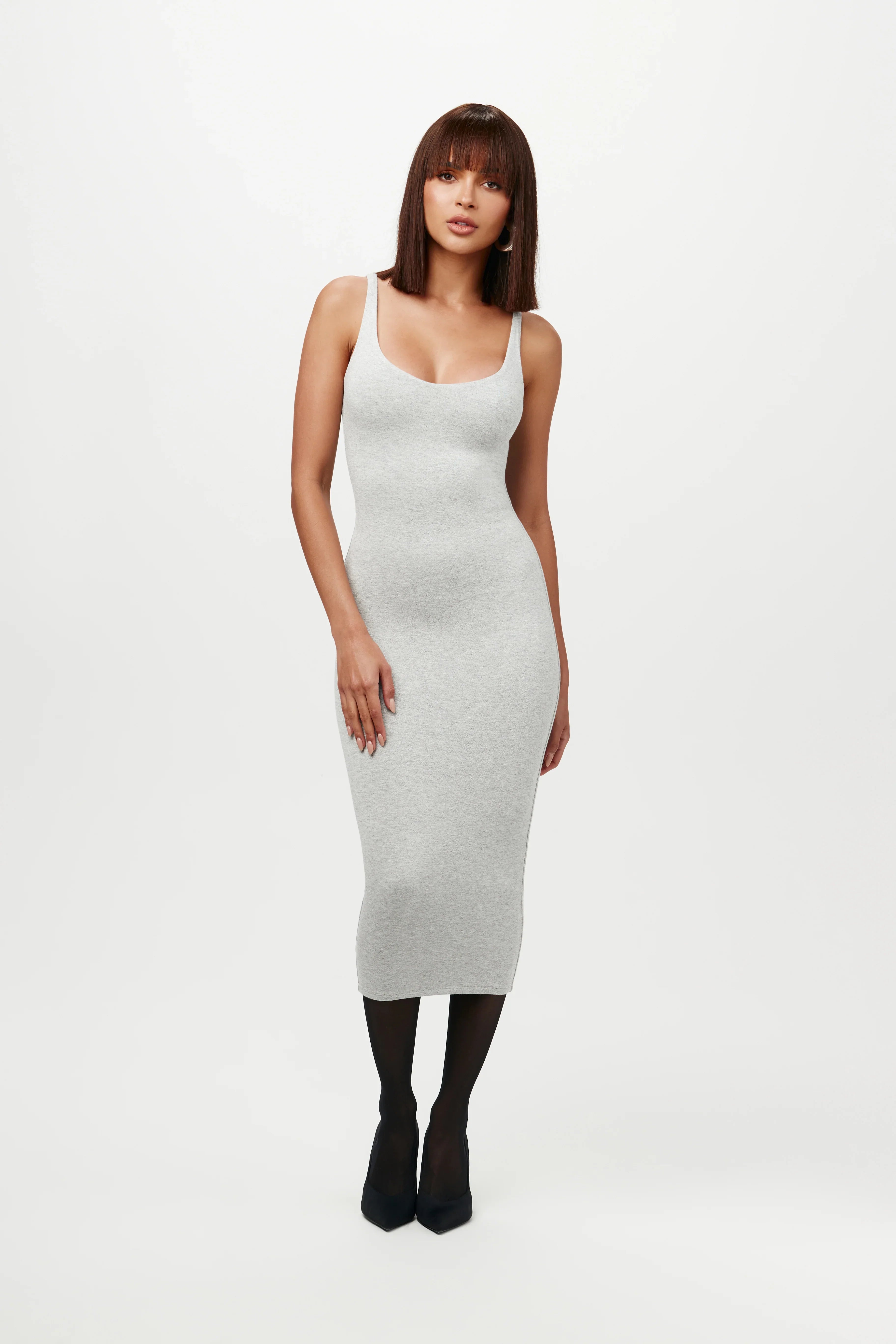 NW Sculpt Tank Midi Dress