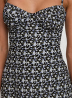 Draven Mini Dress Black Multi