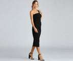 Alessandra Formal One-Shoulder Midi Dress