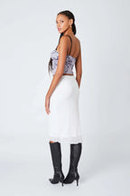 Sheer Midi Skirt