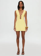 Steward Mini Dress Lemon