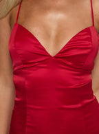 Double Take Mini Dress Red