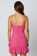 Ruched Mini Dress