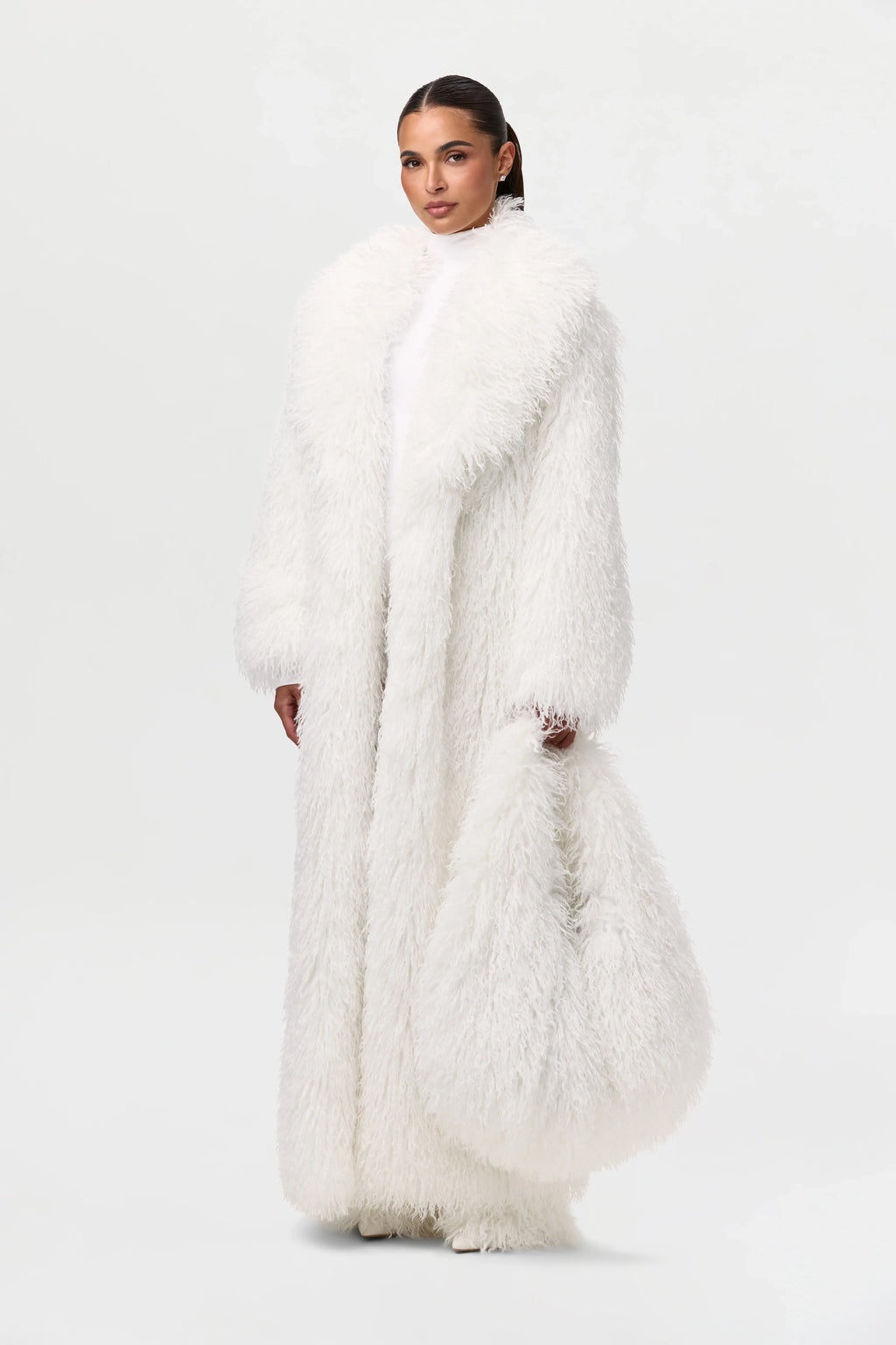 Faux Fur Plush Shoulder Bag