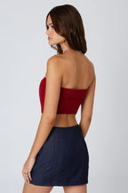 Fold Over Crop Top