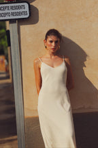 Georgette Maxi Dress | Ivory