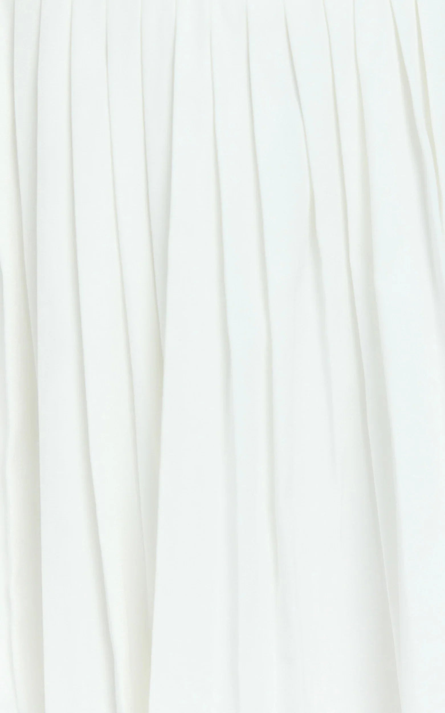 Nicolette Mini Dress - Square Neck Strappy Tie Shoulder Drop Waist Pleated Skirt Dress in Off White