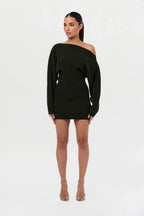 Knit Sweater Mini Skirt