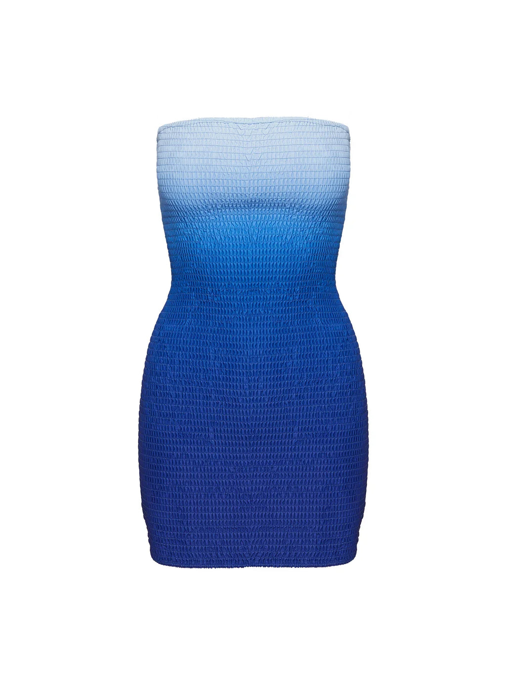 Murphies Strapless Mini Dress Blue Ombre