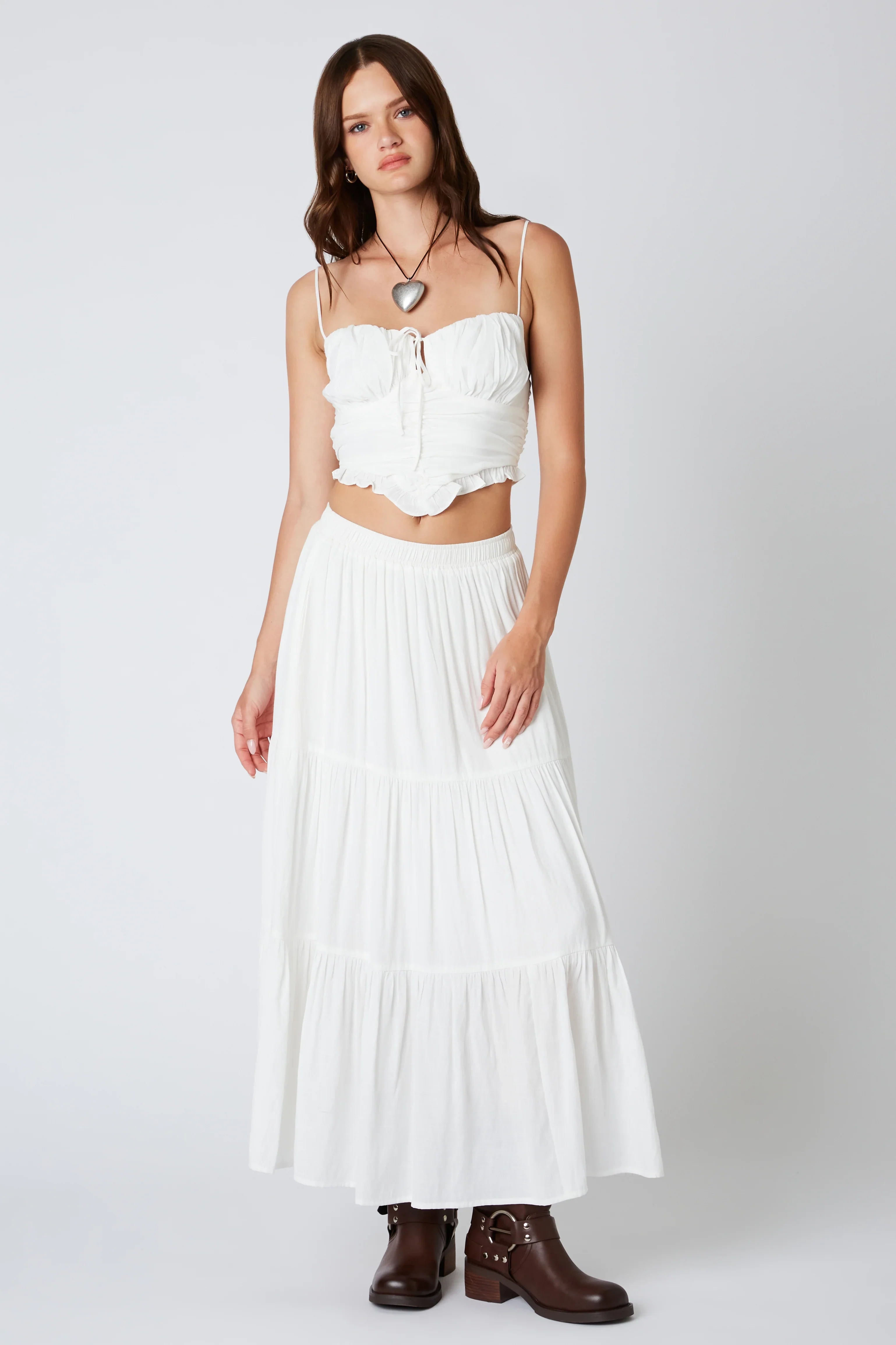 Tiered Maxi Skirt