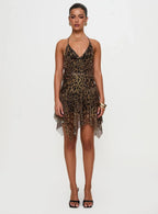 Sabetha Mini Dress Leopard
