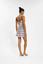 Bias Mini Dress | Vintage Stripe