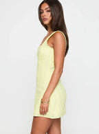 Dasha Mini Dress Lemon