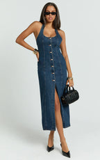 Lioness - Kenny Midi Dress - In Indigo