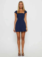 Mariza Mini Dress Navy