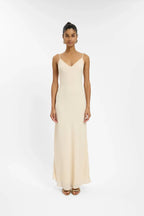 Georgette Maxi Dress | Ivory