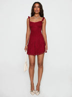 Beacall Mini Dress Red