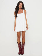 Alanah Mini Dress White Petite