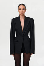 High Waist Suited Shorts