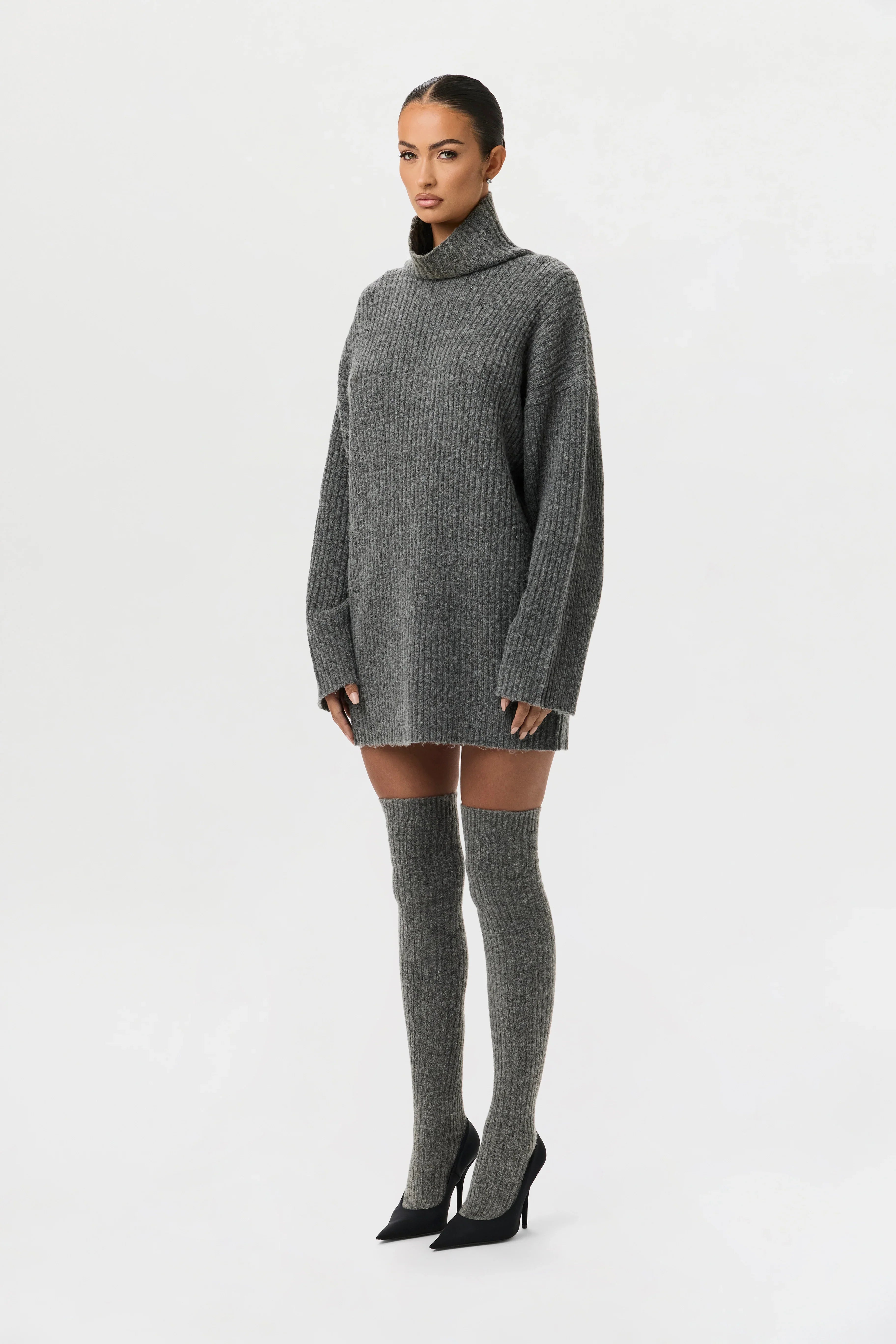 Knit Knee High Socks