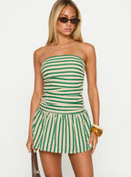 Montebello Strapless Mini Dress Multi