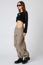 Mid-Rise Parachute Pant