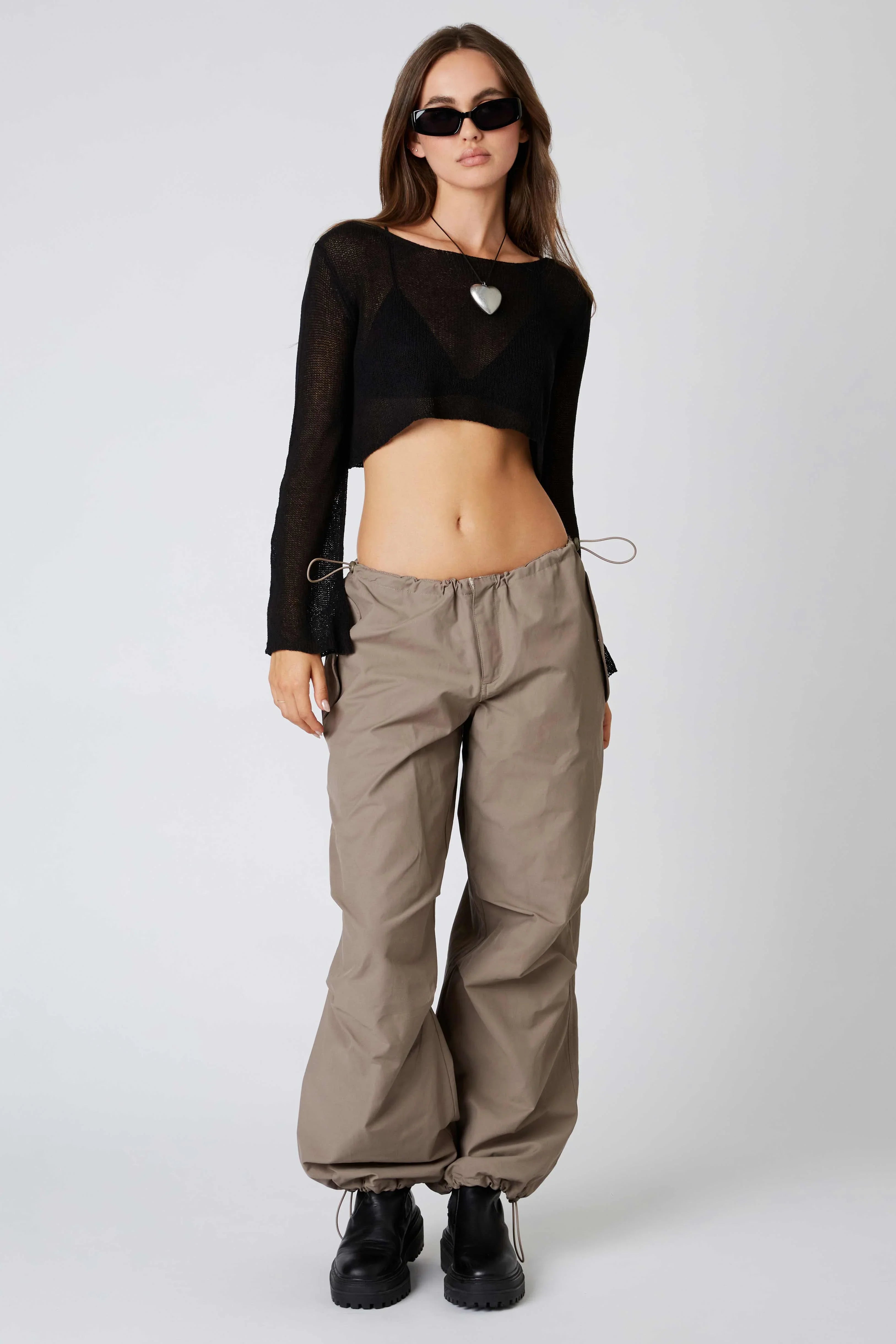 Mid-Rise Parachute Pant