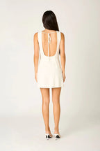 Sleeveless Lace Mini Dress