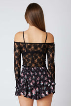 Ruffle Floral Skort