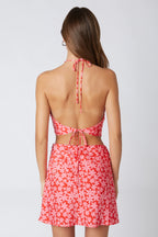 Floral Print Mini Skirt