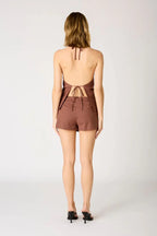 Linen Halter Vest