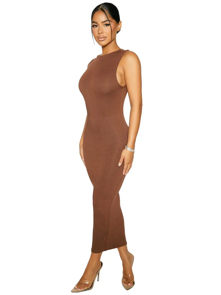The Nw Sleeveless Midi Dress