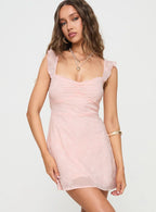 Landon Mini Dress Pink